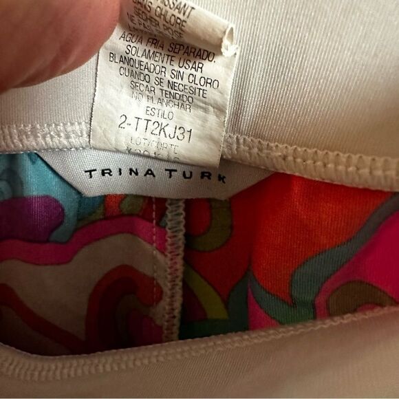 Trina Turk | Size Small | printed swim suit coverup pants - Picture 6 of 8